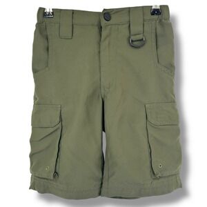 Boy Scouts of America Youth Small Uniform Switchbacks Cargo Shorts Green